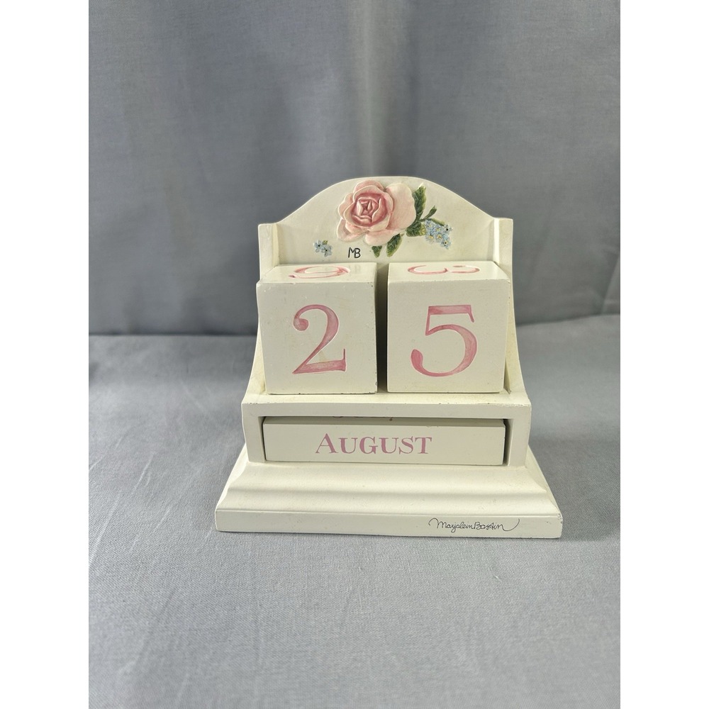 VTG Hallmark Marjolein Bastin "Nature's Sketchbook" perpetual block calendar